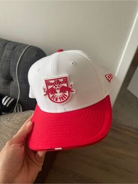 Red Bull New York White and Red Baseball Hat